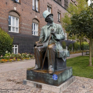 Hans Christian Andersen at Copenhagen City Hall Square