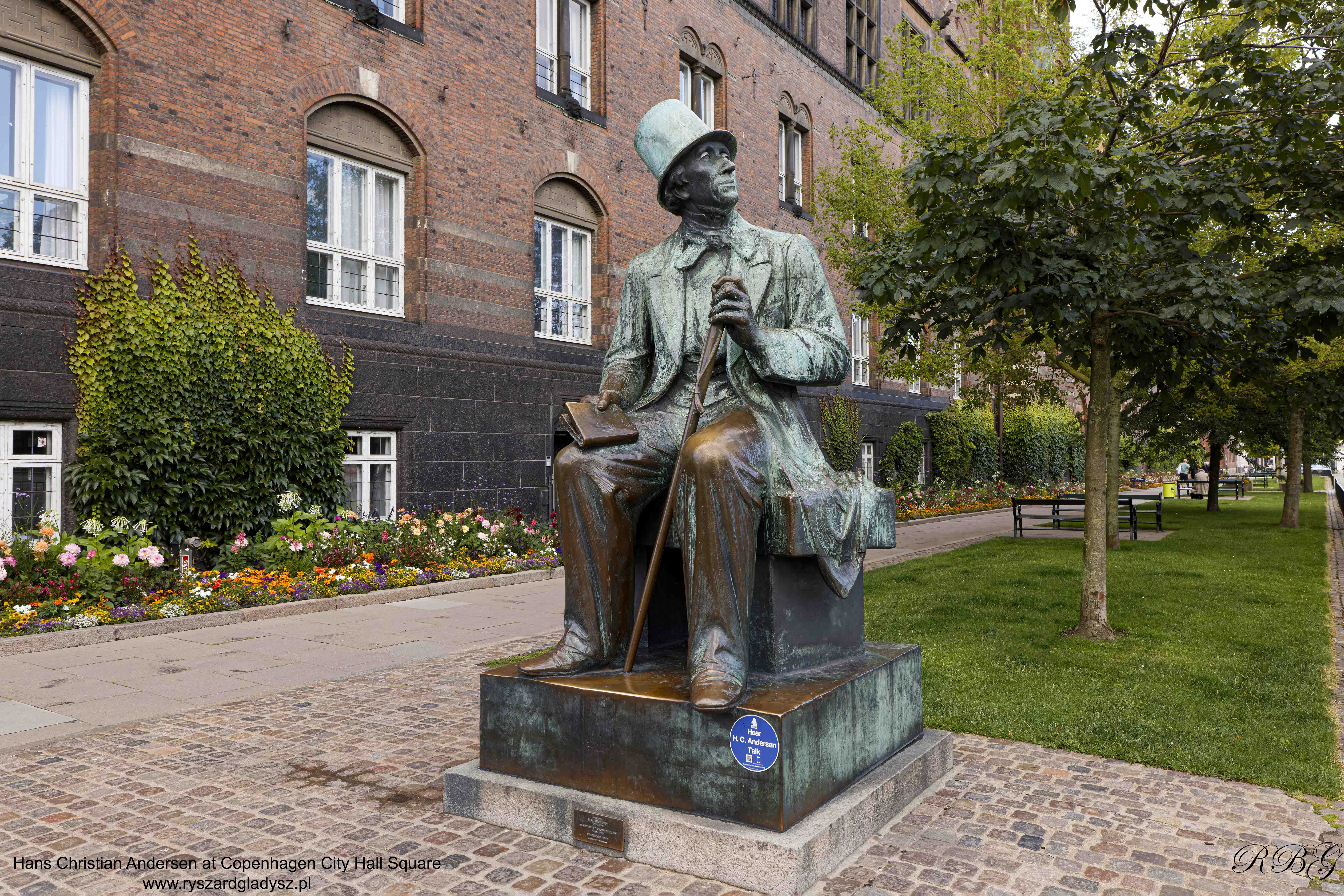 Hans Christian Andersen at Copenhagen City Hall Square