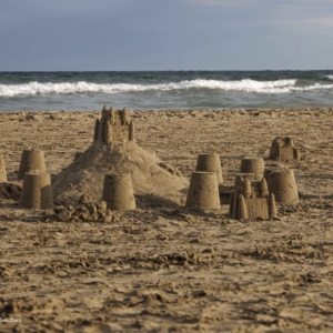 Zamki na piasku,  Sand castle, Sandburg