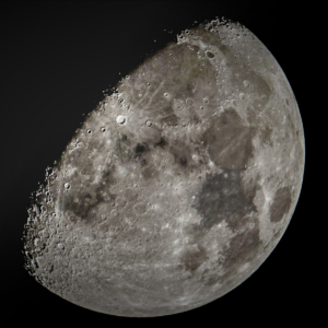 Księżyc - pierwsza kwadra, The Moon - first quarter
